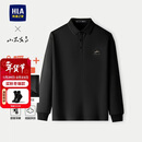 HLA海澜之家【加绒】polo衫男冬季山不在高系列宽松上衣男过年