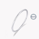 盛世琦缘pt999铂金手镯女纯铂金999手镯实心镯子新款光面素圈白金手镯女 pt999 内径59mm 重28-29g 粗约3mm