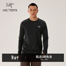 ARC'TERYX始祖鸟 CAPTIVE ARC'WORD LS 透气 男子 棉质长袖T恤 BLACK/黑色 S