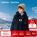 巴拉巴拉儿童羽绒马甲女童男童羽绒服上衣童装2025冬装保暖潮208425101202