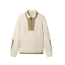 蕉下（beneunder）男士卫衣男女同款秋冬宽松百搭保暖上衣长袖圆领套头衫PO88924 暖橘米 XL