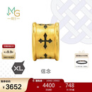 周生生新年礼物王安宇同款 信念黄金转运珠 足金XL串珠 86640C定价