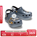 卡骆驰（CROCS）璀璨珠花小鲸鱼洞洞鞋时尚百搭包头女鞋|211519 黑色-001 36 /37(230mm)