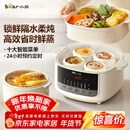 小熊（Bear）电炖盅隔水炖汤盅电炖锅燕窝炖盅煲汤炖汤陶瓷全自动家用3-4人炖蒸煮一体多功能锅4.1L DDZ-J25H5