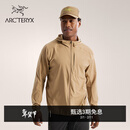 ARC'TERYX始祖鸟 SIMA HOODY 轻量 男子 风壳®夹克 CANVAS/砂陶棕 L