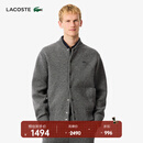LACOSTE法国鳄鱼男装25秋冬新款时尚百搭针织衫开衫外套|AH5170 050/深灰色 L 5
