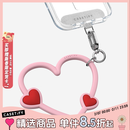 CASETIFY 【全新上市】心形手机腕带 适用于iPhone全系列手机配件 多功能手机挂环腕带 热情粉
