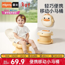 曼龙儿童折叠坐便器宝宝便携马桶户外可折叠旅行神器男女童坐便器