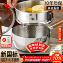 三四钢雪平锅内层316L不锈钢奶锅辅食小汤锅泡面煮锅20cm食品级一体成型