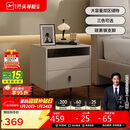 芝华仕（CHEERS）现代简约小型床头柜卧室轻奢风床头置物架家用芝华士G069 白