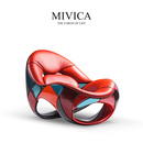 米维卡MIVICA原创设计艺术真皮沙发椅现代轻奢休闲椅国际馆新品A1 MIVICA·原创设计休闲椅