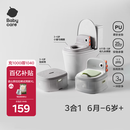 babycare儿童马桶宝宝马桶坐便器小马桶小恐龙多功能坐便器 温特绿