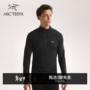 ARC'TERYX始祖鸟 RHO MERINO WOOL ZIP NECK 男子 内层长袖上装 BLACK/黑色 M