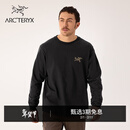 ARC'TERYX始祖鸟 KRAGG COTTON LS 男子 棉质长袖T恤 24K BLACK/黑色 S