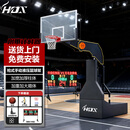 HOX篮球架手动液压标准篮球框箱式折叠移动成人比赛训练篮球架带计时