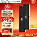 英睿达（crucial）32GB（16GB×2）DDR5 6000频率台式机内存 Pro系列超频条 美光（原镁光）原厂颗粒  CL36黑色