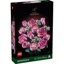 乐高（LEGO）积木花10374 心动的信号同款粉玫瑰花束男女孩玩具七夕情人节礼物