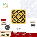 周生生新年礼物足金酷黑守护 Charme XL黄金转运珠串珠 86523C定价