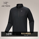 ARC'TERYX始祖鸟 DELTA 1/2 ZIP 男子 抓绒衫 BLACK/黑色 L
