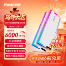 佰维（BIWIN）48G(24G×2)套装 DDR5 6000频率台式机内存条 时空行者DW100 RGB灯条(C28)白色AI PC电脑存储配件