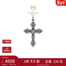 周大福（CHOW TAI FOOK）MONOLOGUE独白欧罗巴狂想铂金十字承花吊坠 MO111