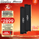 英睿达（crucial）32GB（16GB×2）DDR5 6000频率台式机内存 Pro系列超频条 美光（原镁光）原厂颗粒  CL36黑色