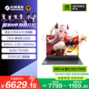 机械革命【国家补贴】蛟龙16Pro 2025 16英寸游戏电竞笔记本电脑(R9-8945HX 16G 1T RTX5060 300HZ  灰)