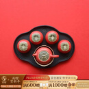 万仟堂【新年礼物】茶具套装礼盒陶瓷水果茶具柿子茶壶茶盘茶杯事事如意