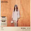 SNIDEL2025秋冬新品圆领纯色针织连衣裙蕾丝钩花吊带SWNO254314 粉色 均码 （F）