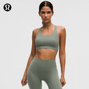 lululemon丨Wunder Train 女士后侧网面运动内衣 LW2EKSS 柳叶绿 M /8
