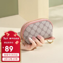 高尔夫（GOLF）钥匙包女时尚印花女士卡包多功能零钱包收纳包锁匙包情人节礼物