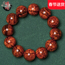 檀境收藏级褶皱水波纹海南黄花梨手串20mm 油梨老料降香黄檀文玩手串 【孤品J8573】油梨褶皱水波纹 20mm*12