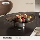 【豪门臻选】简约木纹果盘家用复古轻奢摆放盘高颜值客厅茶几 木纹款