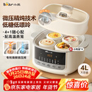 小熊（Bear）电炖锅 炖盅 隔水炖锅炖汤盅煲汤锅 燕窝炖盅婴儿煮粥 电炖盅4.1L家用3-4人微压电炖锅DDZ-J25G2