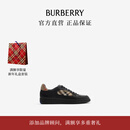 博柏利（BURBERRY）【明星同款】男鞋 皮革拼格纹 Terrace 运动鞋