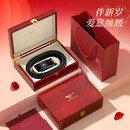 七匹狼腰带皮带男士真皮红木礼盒实用送男友老公父亲生日新年情人节礼物