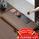 尚言坊茶盘带排水沥水高档大尺寸家用办公室功夫茶具竹制茶托盘干泡茶台