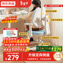 京东京造儿童学习椅学生椅子写字椅 儿童座椅【升级固定气杆定向椅座】蓝