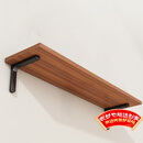 安尔雅墙面搁架 墙上置物架宿舍木板挂墙书架隔板置物架7