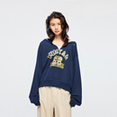 UOOYAA/乌丫2026春季新款「奇幻都市」吊带V领假两件卫衣 藏青 S