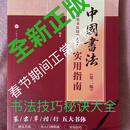 【全新正版】中国书法实用指南第二版陈墨编著中国书法指南零基础