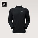 KAILAS凯乐石XM2羊毛半开长袖T恤户外运动徒步保暖抑味长袖男款