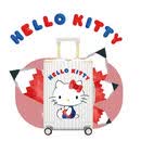 银座Hellokitty行李箱2025新款旅行箱女拉杆箱登机箱kt猫20寸kitty猫 白色铅笔 C 24寸