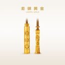 老铺黄金古法手工足金项链 · 八宝随身金佛吊坠（绳链款） 新款普贤金重约34.39g