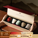 万仟堂茶杯个人专用高档主人杯单杯汝窑茶杯礼物礼盒套组五大名窑