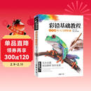 经典全集《彩铅基础教程》零基础入门教材自学手绘临摹初学者儿童成人物书籍风景动物多肉植物花卉美食篇画册