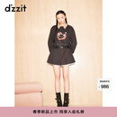 DZZIT地素短裤2026春季新款通勤休闲假两件裙收褶设计裤子女3K1QB141F 深灰色 XS