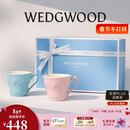 Wedgwood欢愉假日蓝粉马克对杯陶瓷马克杯情侣对杯高颜值茶水杯咖啡杯