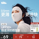 蕉下（beneunder）防晒口罩骑行护脸面罩脸基尼女医美防紫外线全脸防晒面罩高颜值灰