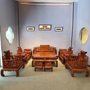 家具沙发海南卷书沙发十二件套明式古典仙作客厅榫卯 海南卷书沙发